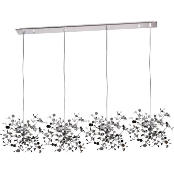 Подвес четверной линейный LIGHTSTAR EXTRA L4PL721134 5W(led) G9 (721134 - 4 + 572144 -1) хром